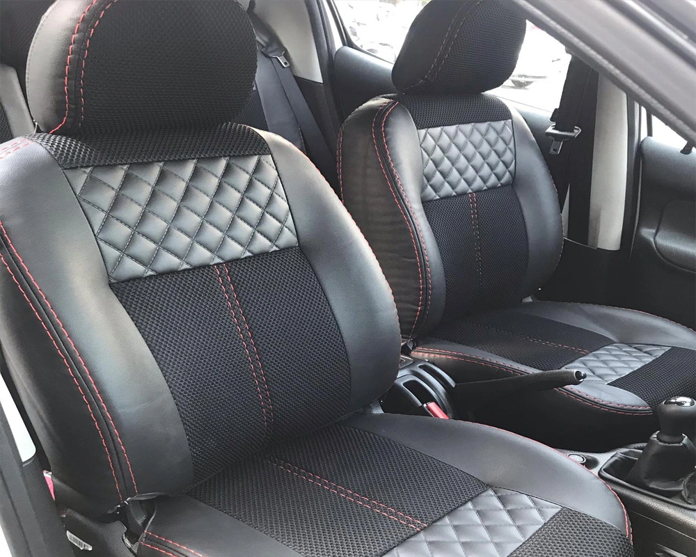 روکش صندلی جلوه برای 206 و 207 مدل جلوه (چرم و پارچه)