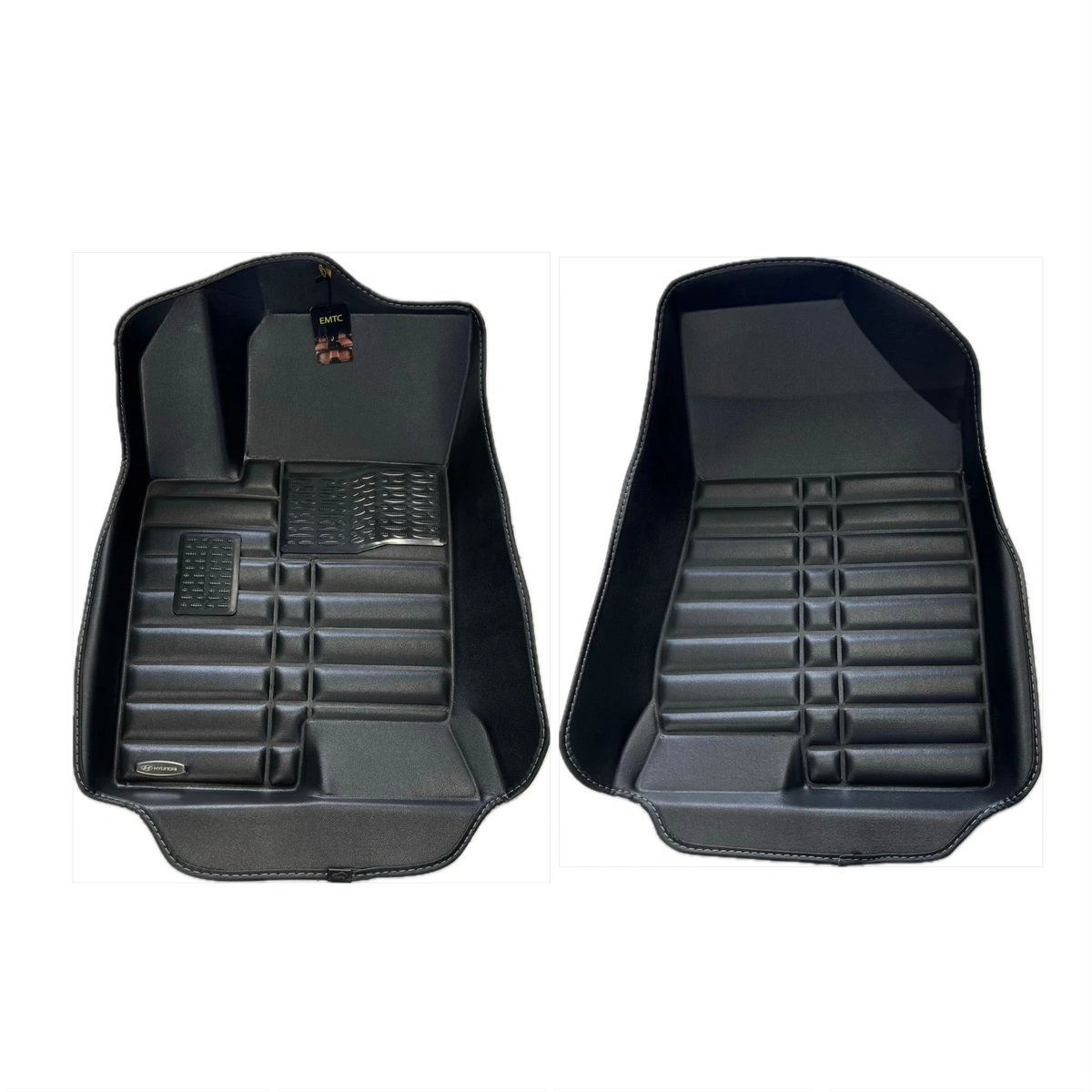 کفپوش خودرو هیوندا آزرا ۲۰۰۸ طرح ۵ بعدی چرمی مشکی برند EMTC