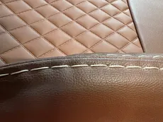 روکش صندلی پژو ۲۰۷ تمام چرم تولیدی جلوه طرح الماس رنگ مارون