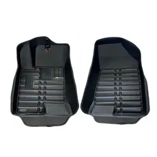 کفپوش خودرو هیوندا آزرا ۲۰۰۸ طرح ۵ بعدی چرمی مشکی برند EMTC