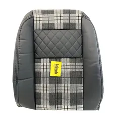 روکش صندلی خودرو برند جلوه طرح چرم و پارچه طوسی مناسب برای رانا پلاس