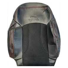 روکش صندلی تیگو ۵ برند اسپارکو چرم مشکی با دوخت قرمز