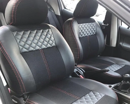 روکش صندلی جلوه برای 206 و 207 مدل جلوه (چرم و پارچه)