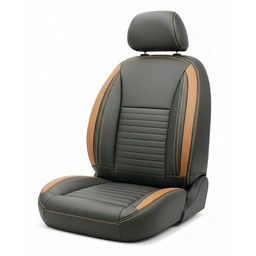 روکش صندلی برند جلوه طرح vip چرم دلتا مشکی خودرو پژو ۲۰۶
